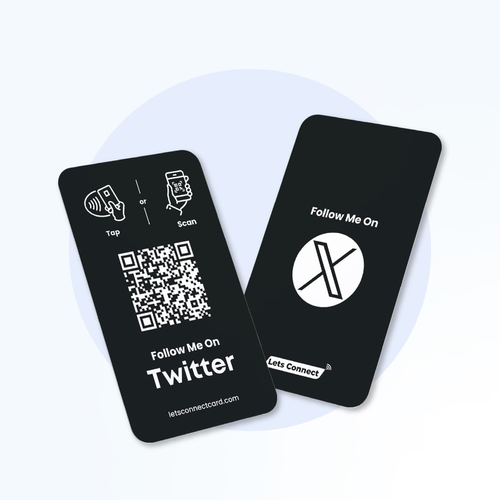 Twitter/X tap-to-follow NFC card