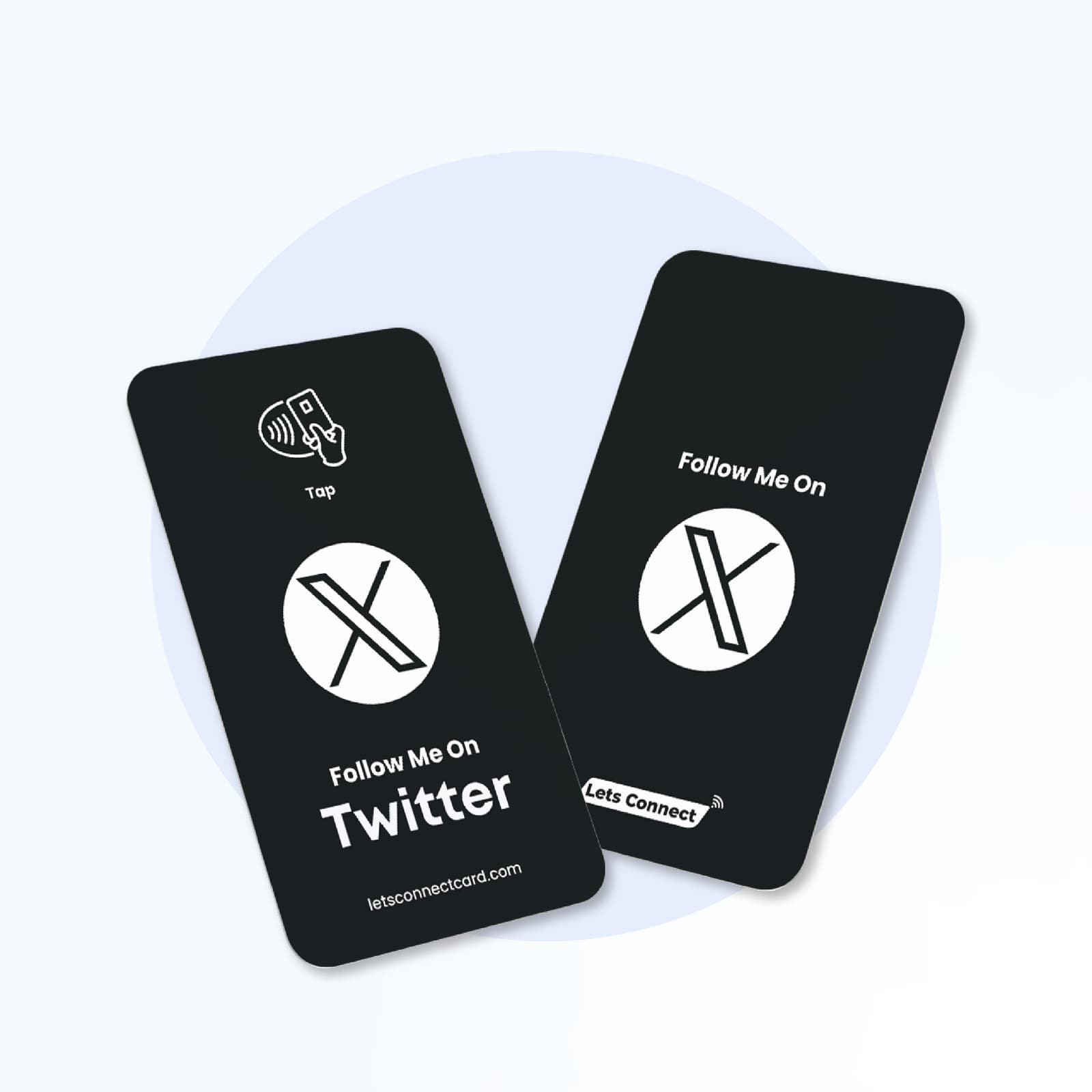 Minimal Twitter NFC business card